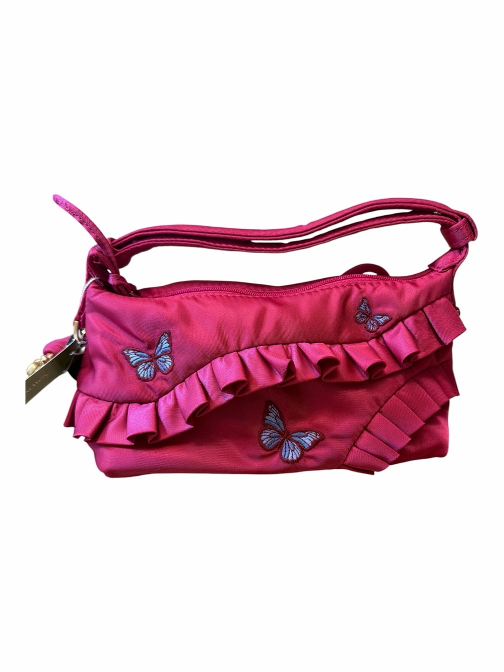 Wicked Vera Bradley Butterfly Ruffle Crossbody Shoulder Bag NWT